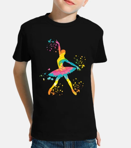 Children's Ballet Dancer Colorsplash Ballerina