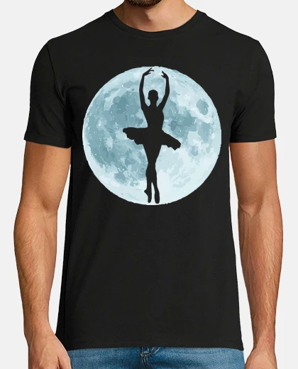 T-shirt ballet dancer moon
