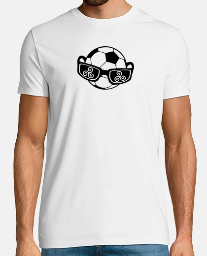 Tee-shirt ballon foot symbol breton lunette