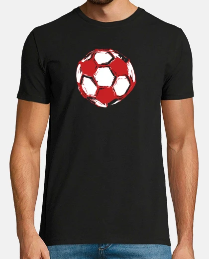Camiseta Balón rojo y blanco