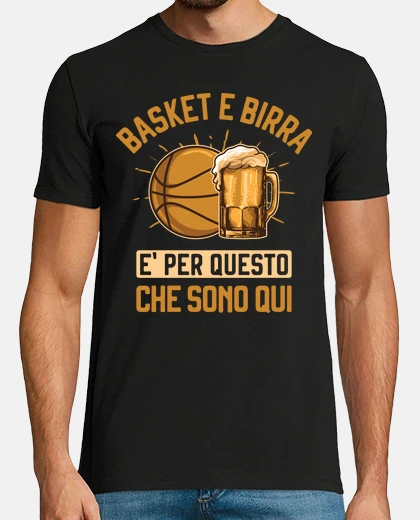 Camiseta baloncesto y cerveza baloncesto diverti