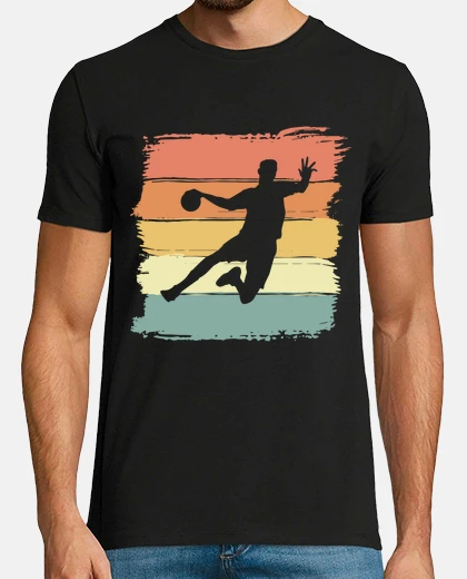 Camiseta balonmano retro vintage para balonmano