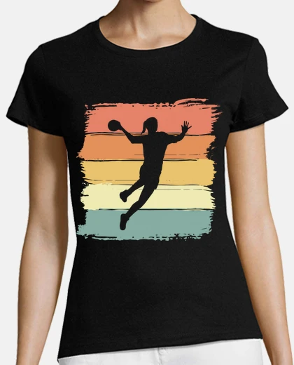 Camiseta balonmano retro vintage para balonmano