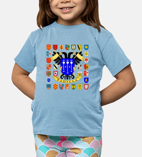 Abbigliamento bambini scudo camicia famiglia padilla