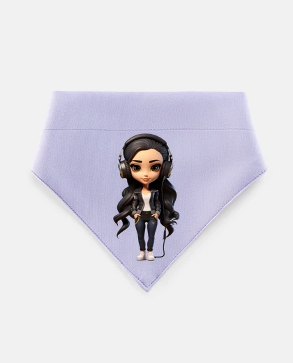 Mascotas bambola 3d da collezione con cuffie cuffie per cani