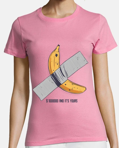 T-shirt banana prezzata, copertina del disco, umoristico, velluto,