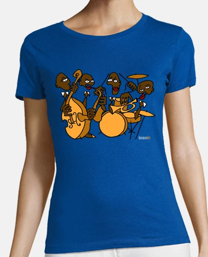 Tee-shirt banane groupe de jazz