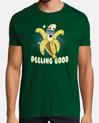 Tee-shirt banane peeling bon drôle mignon jeu de 