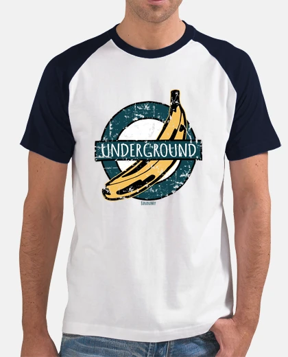T-shirt banane sotterraneo vintage