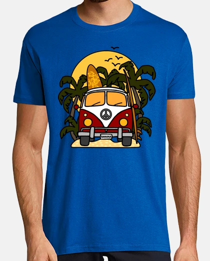 T-shirt banane van surf