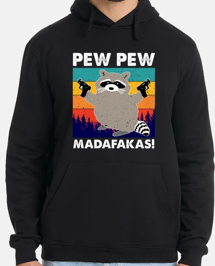 Sudadera banco banco madafakas graciosas mapache
