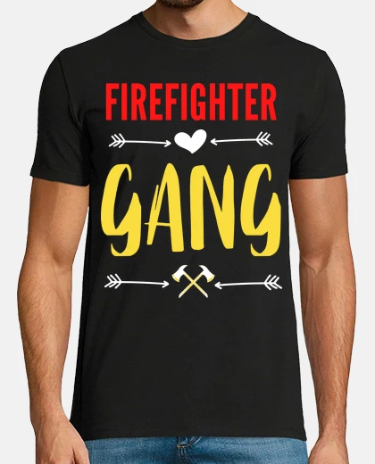 T-shirt banda di vigili del fuoco