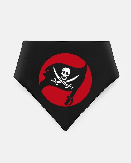 Mascotas Bandana Calico Pirate Flag
