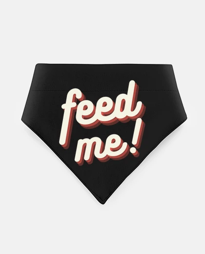 Mascotas bandana feed me