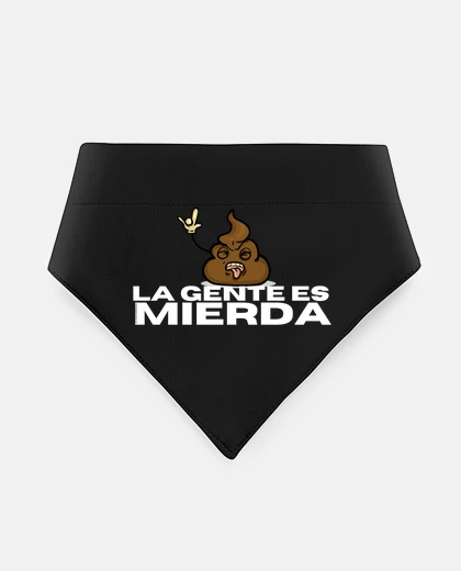 Bandana para perro La Gente es Mierda