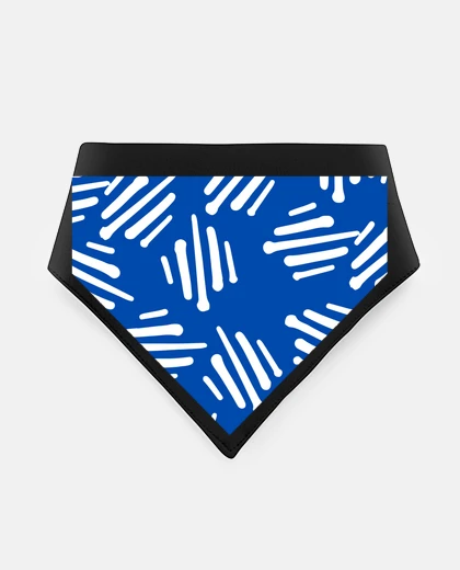 Mascotas bandana per blu navy