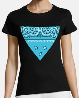bandana blue scarf