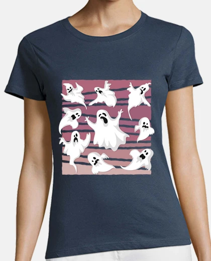 Tee-shirt bande de fantômes sur halloween humour horreur