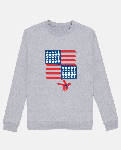 Sudadera bandera americana 50 stars