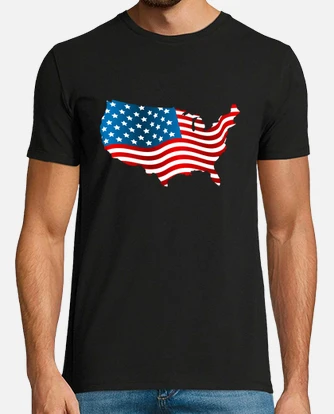 Camiseta bandera americana sale