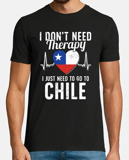 Camiseta bandera de chile i recuerdos de chile