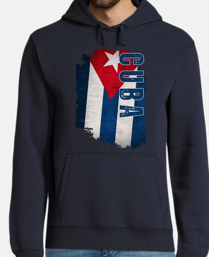 Sudadera Bandera de Cuba, orgullo cubano