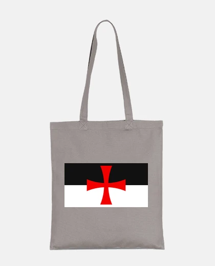 Bolsa bandera de los templarios orden de malta bolso de estudiante diario librería bolso de mano
