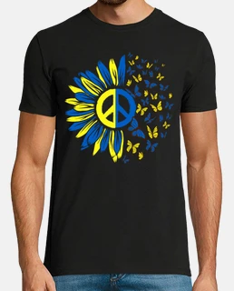bandera de ucrania libre girasol