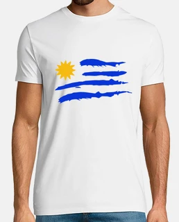  Camiseta de fútbol de la bandera Uruguay para hombre