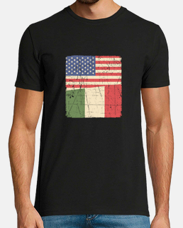 bandera italiana americana patriótica italia regalo familiar