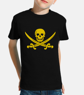 Bandera personalizada - skull pirate para el cumpleaños de tu hijo