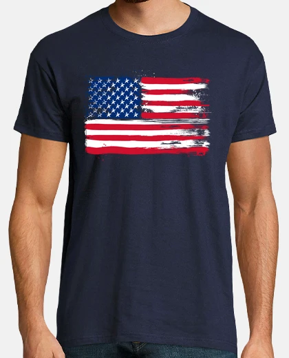 T-shirt bandiera americana
