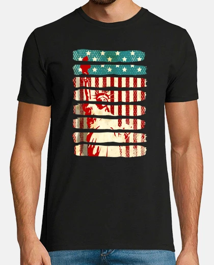 T-shirt bandiera americana statua della libertà patriottica del 4 luglio regalo