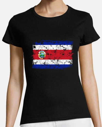 T-shirt bandiera costa rica vintage costa rica