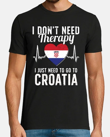 T-shirt bandiera croata i souvenir croati