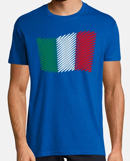 T-shirt bandiera d39italia - bandiera italiana 