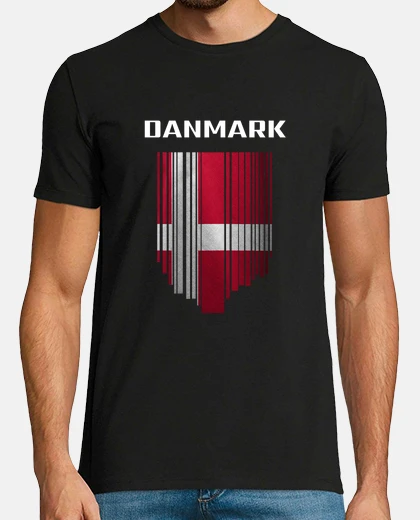 T-shirt bandiera danese