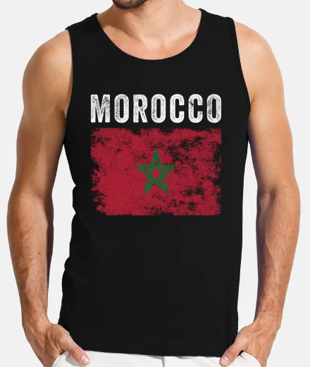 T-shirt bandiera del marocco bandiera marocchin