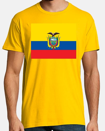 T-shirt bandiera dell39ecuador