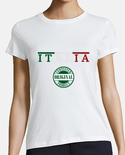 T-shirt bandiera dell&#39;italia prodotto originale
