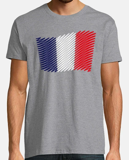 T-shirt bandiera della francia - bandiera franc