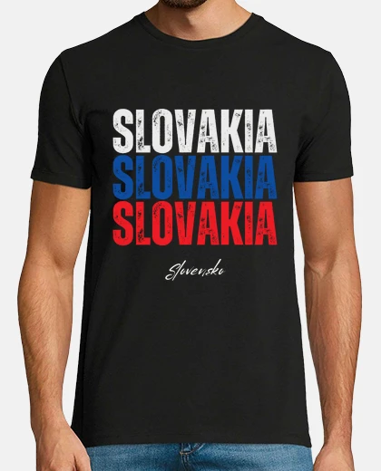 T-shirt bandiera dlei Slovacchia orgoglio slova