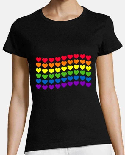 T-shirt bandiera donna orgoglio gay lgbt orgoglioso