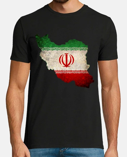 T-shirt bandiera iraniana