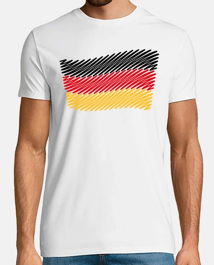T-shirt bandiera nazionale della germania - sca