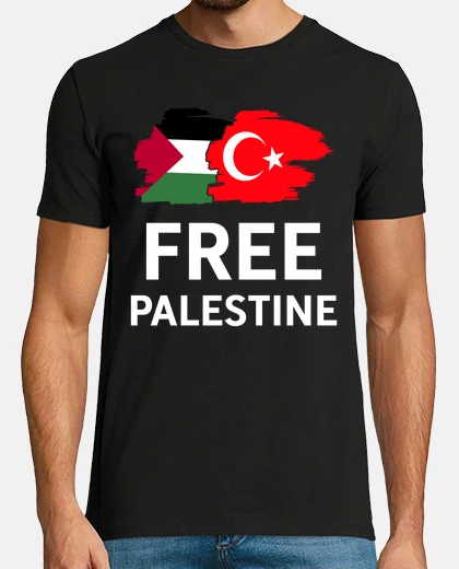 T-shirt bandiera palestina tacchino gratis