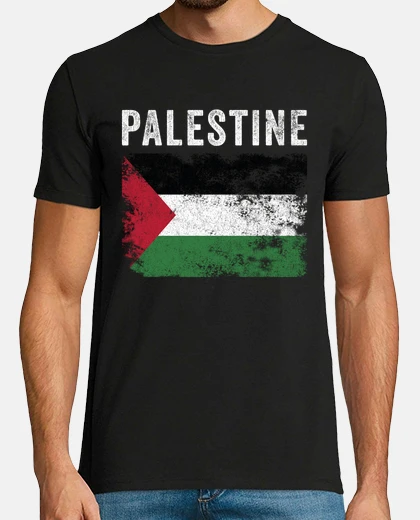 T-shirt bandiera palestinese bandiera palestine