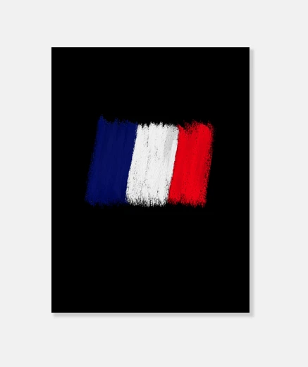 Stampa bandiera per gli amore della francia