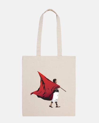 Borsa bandiera rossa