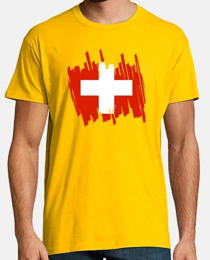 T-shirt bandiera svizzera